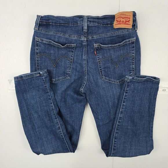 Levi's‎ Boyfriend Jeans 29 Distressed Medium Wash Denim 4484 - Picture 3 of 13
